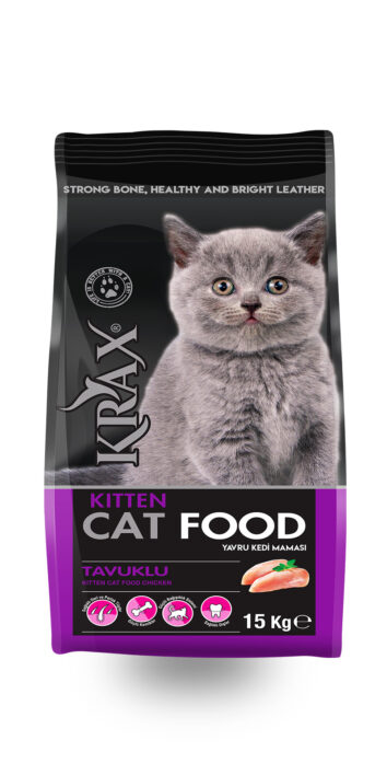 Krax Yavru Kediler İçin Tavuklu Kuru Mama